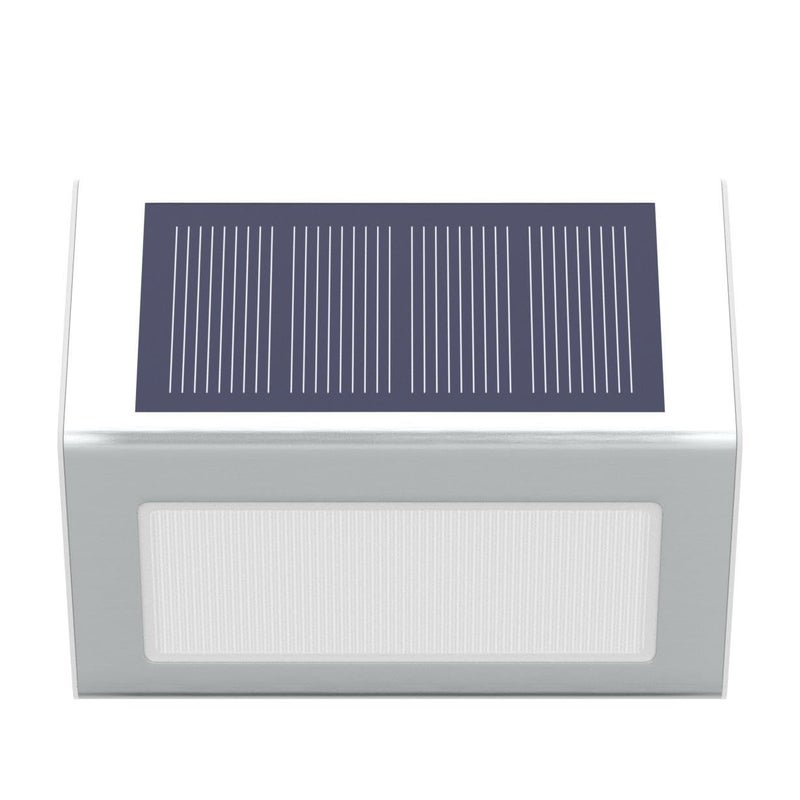 JSOT Solar Lights Outdoor for Deck,Waterproof Solar Garden Lights Decorative Outside Lamp for Walkway,Fence Post,Backyard,Railing,Wall,Pool,Step,Stairs 8 Lights Cool White - Image 4